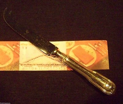 ПРЕВОСХОДНЫЙ ТРАДИЦИОННЫЙ ШЕФФИЛДСКИЙ АНГЛИЙСКИЙ СЕРЕБРЯНЫЙ НОЖ ДЛЯ СЫРА - ГРУЗИНСКИЙ СТИЛЬ РАКОВИНЫ - Изображение 1 из 3