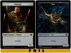 1x - VAMPIRE \\ BAT TOKEN - FOIL #04/06 - The Lost Caverns of Ixalan - NM MTG - Picture 1 of 1