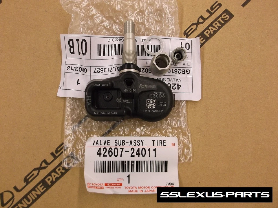 Lexus SC430 (2002-2006) OEM TIRE PRESSURE (TPMS) SENSOR 42607-24031 (WHITE) - Image 1 of 1