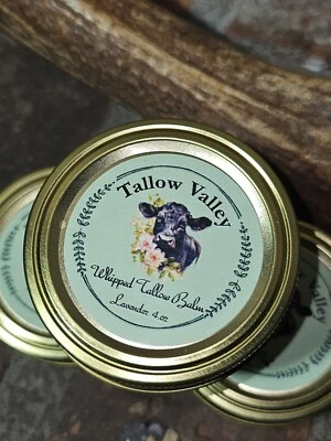 Sebo batido, crema facial, crema hidratante. Antiedad. Aceite esencial de lavanda. 4 oz Foto 1 de 2