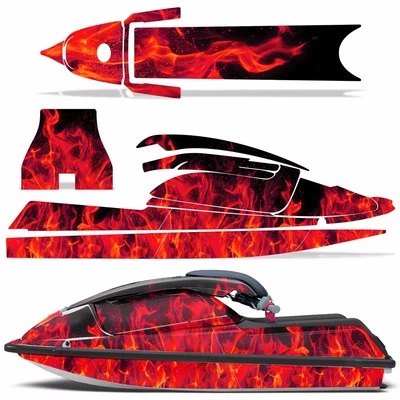 Jet Ski Graphics Stickers Decals For Kawasaki 750 SX SXR 1992-1998 ICE R - Imagem 1 de 4