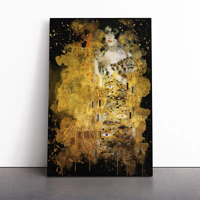 Gustav Klimt Retrato de Adele Bloch-Bauer 2 Lienzo Arte de Pared Impresión Enmarcada Decoración Foto 1 de 4