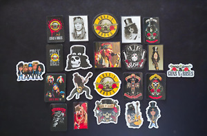 Guns N' Roses Stickers, Slash Decals, Axl Rose, Appetite For Destruction, Rock