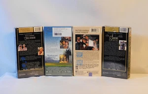 Vintage Factory Sealed Never Unwrapped VHS Tapes Set of 4 - Picture 1 of 2