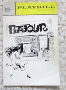 Vintage 1965 Broadway Playbill theater program "BAJOUR" Chita Rivera Dussault - Bild 1 von 3