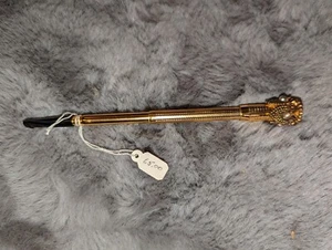 Vintage German Brass Ladies Embellished Cigarette Holder Flapper - Picture 1 of 4