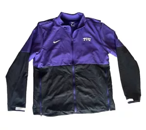 TCU Nike Windbreaker Full Zip Size Large - Picture 1 of 8