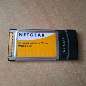 NETGEAR Wireless -G Laptop Card PC WG511 V2 54Mbps - Picture 1 of 4
