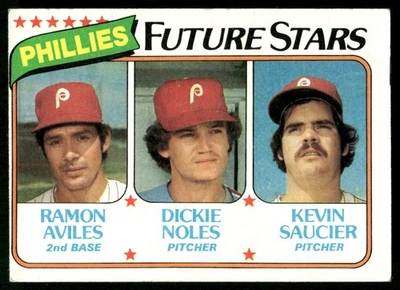 1980 Topps #682 Future Stars (Aviles /Noles / Saucier)  RC hillies - Image 1 of 2