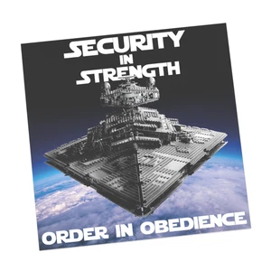 Impresión personalizada en un azulejo LEGO® 4x4: póster de propaganda SW - Imagen 1 de 3