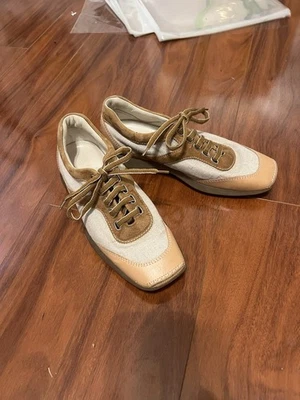 Zapatillas Mujer Hogan Cuero, Gamuza y Lona Talla 36 Foto 1 de 4