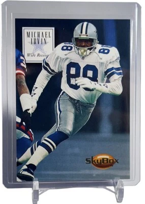 1994 SkyBox Premium Michael Irvin Dallas Cowboys Card #39 W/Top Loader - Image 1 of 4