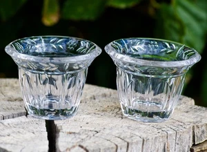 VINTAGE Candle Holders Pair St. George Tuscany 1980's Made in Germany - Imagen 1 de 3