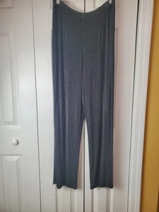 Chico's Travelers Pants Straight Leg Womens Size 2 Regular Stretch Slinky - Picture 1 of 9