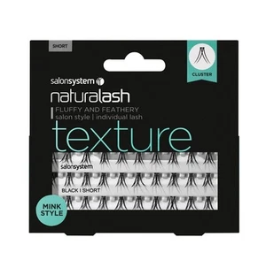 Salon System Naturalash flauschige & federige Textur Nerz Stil Cluster in Medium - Bild 1 von 1