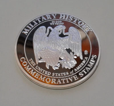 U.S Military History Commemorative Stamp *West Point Academy* Silver Layered - Image 1 of 4