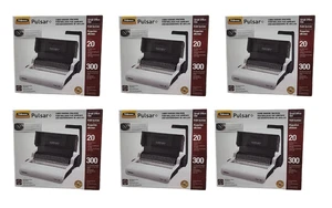 Lot of 6: Fellowes Pulsar + Plus 300 Sheet Bind Office Comb Binding Machine - Picture 1 of 16