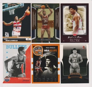 SIX CARD WES UNSELD LOT - BALTIMORE BULLETS - Picture 1 of 1