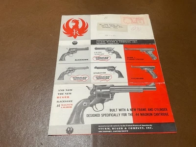 Vintage 1957 Sturm - Ruger & Company Sales Brochure - Image 1 of 4
