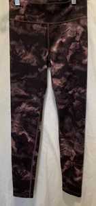 Athleta Girl High Rise Chit Chat Tight L/12 Tie Dye Black Pink Red - Picture 1 of 10