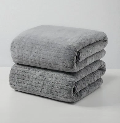 2 PIEZAS Toalla de Terciopelo Coral 30"x14" Toallas de Baño Extra Grandes  Foto 1 de 2