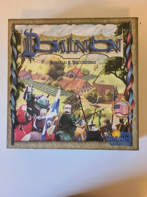 Dominion Board Game 100% Complete Rio Grande Games Deck Building - Image 1 of 4