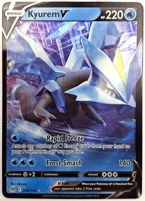 Pokemon Kyurem V Ultra Rare Holo Lost Origin 048/196 - 110 - Image 1 of 2
