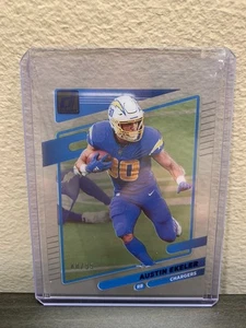 2021 Panini Clearly Donruss - Blue /99 #25 Austin Ekeler Los Angeles Chargers - Picture 1 of 2