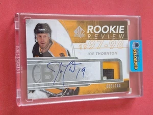 Parche automático de revisión de novato 2008-09 SP '97-'98 #RR-TH Joe Thornton #/100 - Imagen 1 de 2