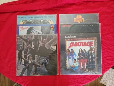 Rock LP Lot 6 LP. Black Sabbath,BTO, Doors,  Pat Benatar,Night Ranger,Scorpions - Image 1 of 4