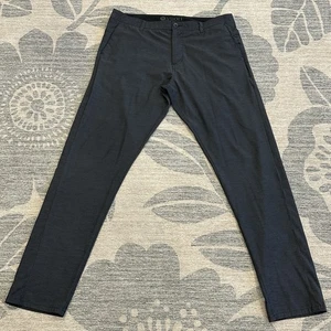 Vuori Aim Pants Mens 34x32 Charcoal Chino Stretch Golf Performance Casual V431 - Picture 1 of 12