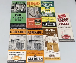 VTG Lot Glidden Paint Product Brochures 1950s READ DESCRIPTION - Picture 1 of 12