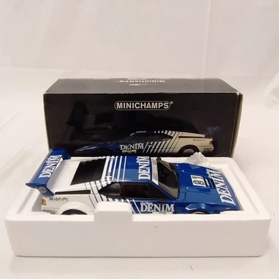 Modellino Minichamps BMW M1 Procar sponsor Denim colore blu scala 1/18 - Immagine 1 di 4