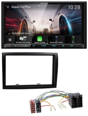 Kenwood MP3 2DIN USB DAB Bluetooth Autoradio für Fiat Ducato Citroen Jumper Peug - Bild 1 von 4