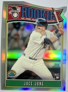 2025 Bowman Chrome #ROY-8 Jace Jung Rookie of the Year Favorites Tigers RC - Bild 1 von 2