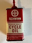 Vintage Schwinn Bicycle Cycle Oil 4 OZ Tin Handy Oiler Can NOS Unopened