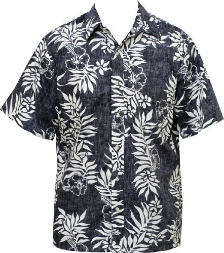 Hecha en EE. UU. - Camisa Aloha Reverso Tahití Mini Go Barefoot Para Hombre Foto 1 de 1