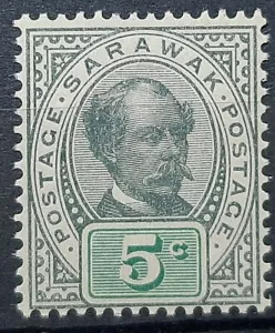 RARE SARAWAK ( MALAYSIA ) 1899 SG 48 UNISSUED MNH OG - Picture 1 of 2