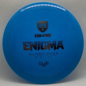 NEW and Rare Discmania Lux Enigma Blue Disc w/Gold Foil 171g - Picture 1 of 2
