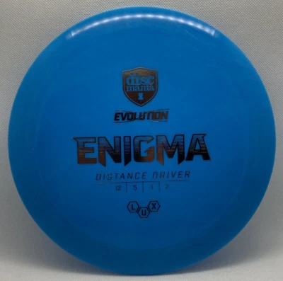 NEW and Rare Discmania Lux Enigma Blue Disc w/Gold Foil 171g - Image 1 of 2