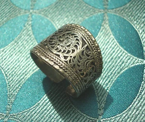 Sehr schöner Silber Herren RING aus Nepal FILIGRAN - Bild 1 von 2