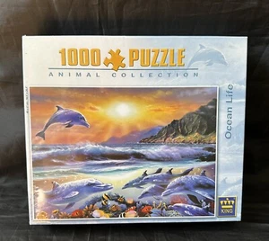 BRAND NEW SEALED ANIMAL COLLECTION,, OCEAN LIFE, 1000 PIECE JIGSAW PUZZLE - Picture 1 of 1