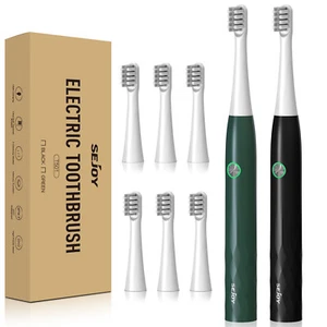 Sonic Electric Toothbrush Tooth Whitening W/4 Brush Heads Rechargeable for Adult - Picture 1 of 22