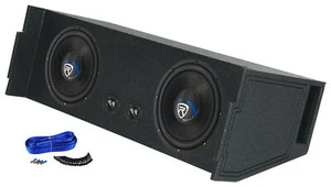 Rockville 12" Subwoofers+Ported Enclosure Box Fits 02-24 Tahoe/Yukon/XL/Suburban - Picture 1 of 12