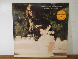GRAHAM NASH SONGS FOR BEGINNERS WLP PROMO LP VINYL ALBUM - Picture 1 of 4