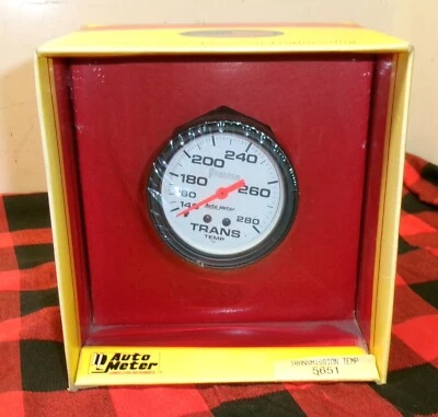 AUTO METER PHANTOM TRANSMISSION TEMPERATURE GAUGE 5651 - Image 1 of 2
