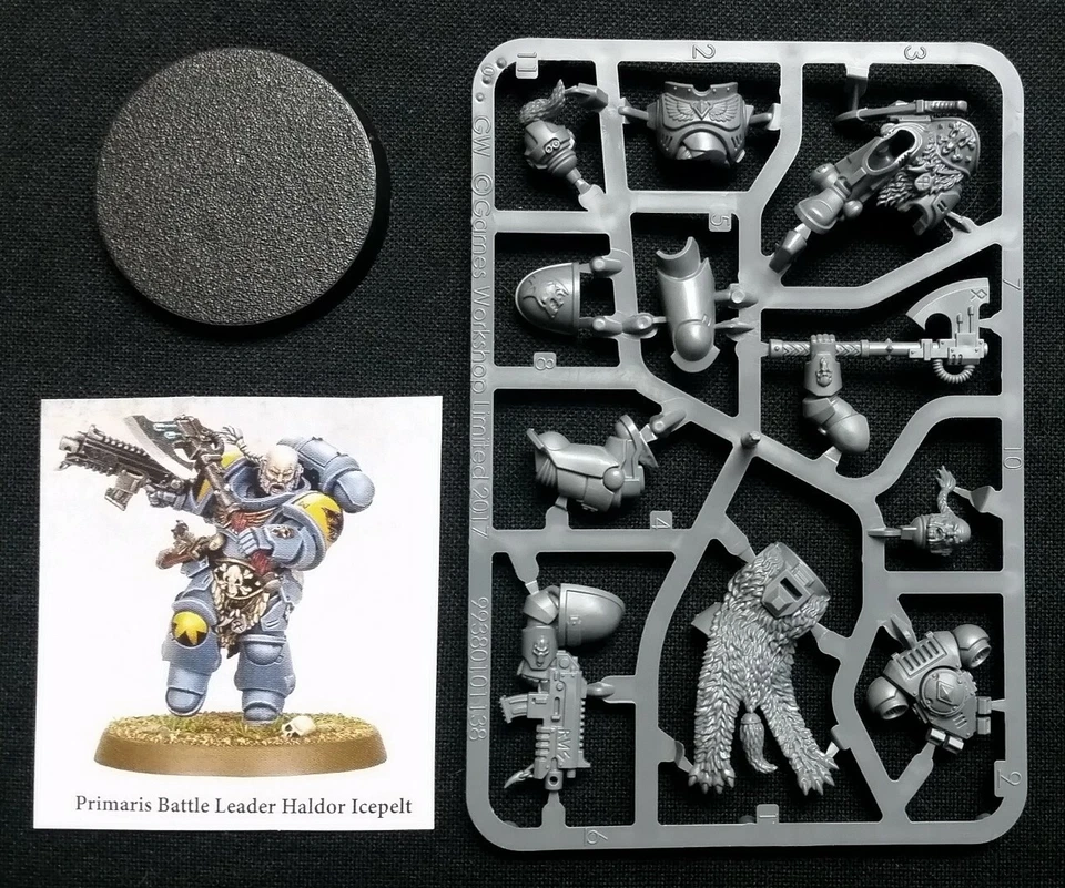 40k Lieutenant Axe Haldor Icepelt Space Wolves Primaris Battle Warhammer Marines - Image 1 of 1