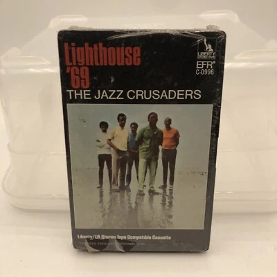 THE JAZZ CRUSADERS “LIGHTHOUSE ‘69” SEALED CASSETTE TAPE / LIBERTY STEREO-TAPE - Image 1 of 4