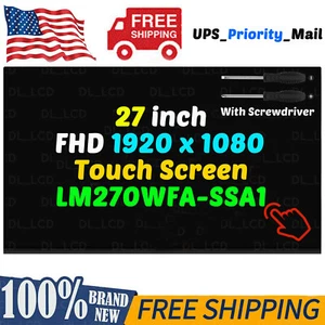 27" For HP AIO 27-DP1280 LCD TouchScreen Display Panel 1920×1080 LM270WFA-SSA1 - Picture 1 of 7