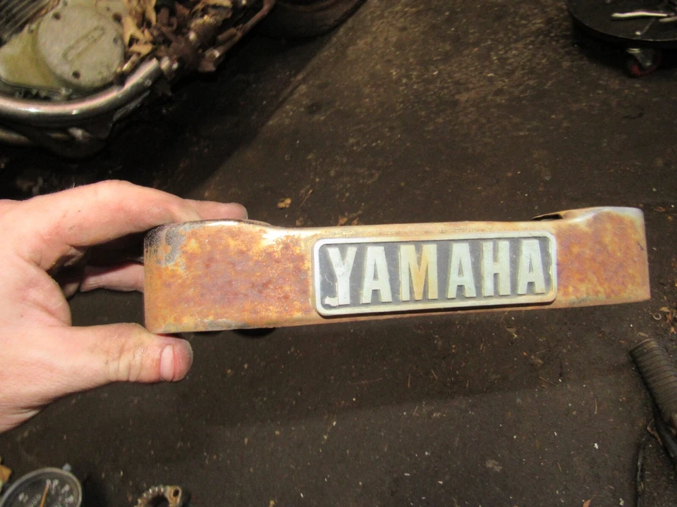 1980 yamaha xs650 emblema logotipo acabamento garfo especial - Imagem 1 de 1